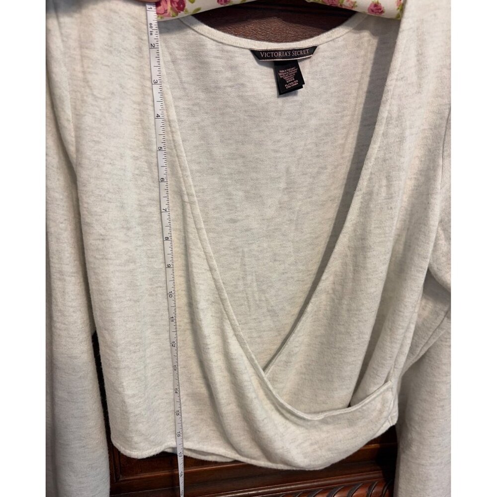 Victoria’s Secret Super Soft Faux-Wrap "ballet" crop top (from set) - NEW! XL - Picture 3 of 6